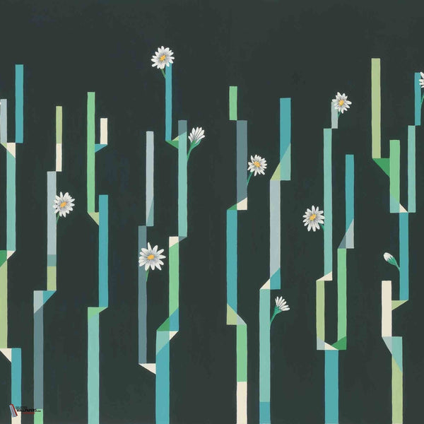 La Bien Querida - Flor de Cactus wallpaper in Noche by Coordonne