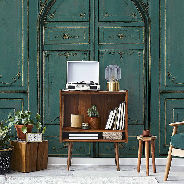 Lao Zi behang in Blue Spirulina van Coordonne — interieur