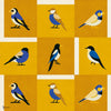 Like A Bird Tapete in Golden von Coordonne