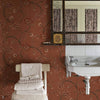 Lily behang in Clay van Coordonne — interieur