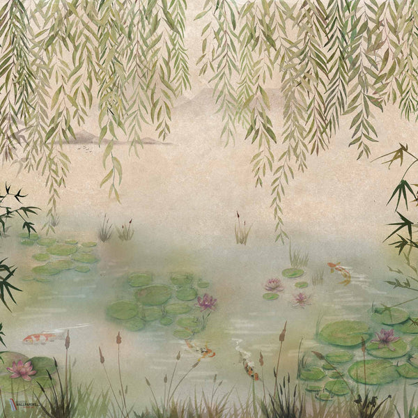 Lotus Textile Tapete in Spring von Coordonne