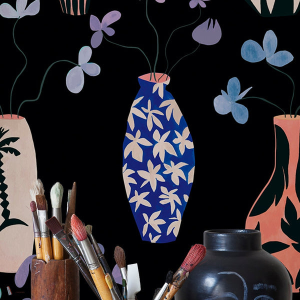 Lydia Delgado - Vase of Paradise wallpaper by Coordonne