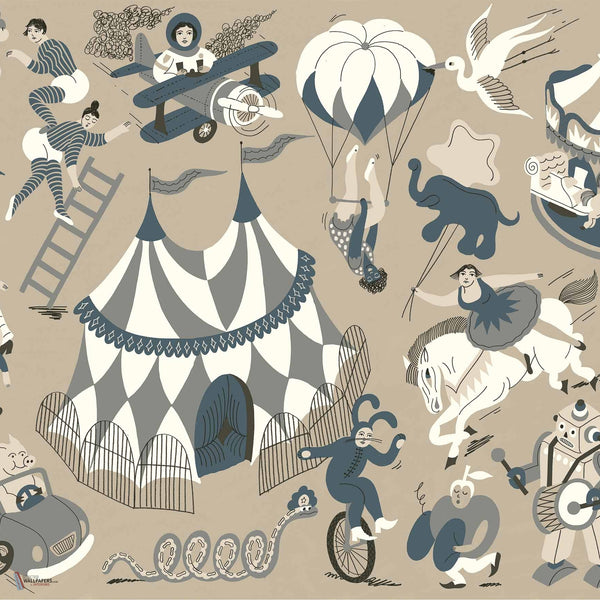 Magic Circus Tapete in Sandy von Coordonne