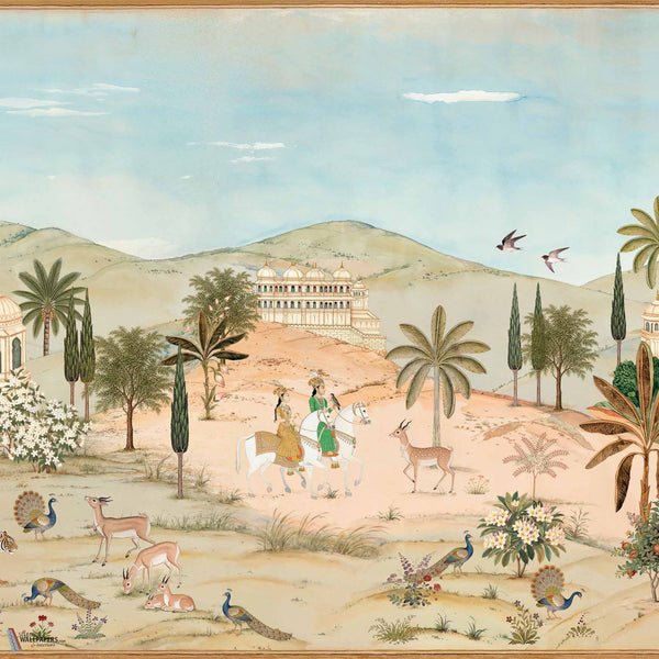 Maharaja Tapete in Moss von Coordonne