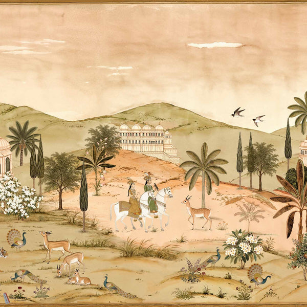 Maharaja Tapete in Stone von Coordonne