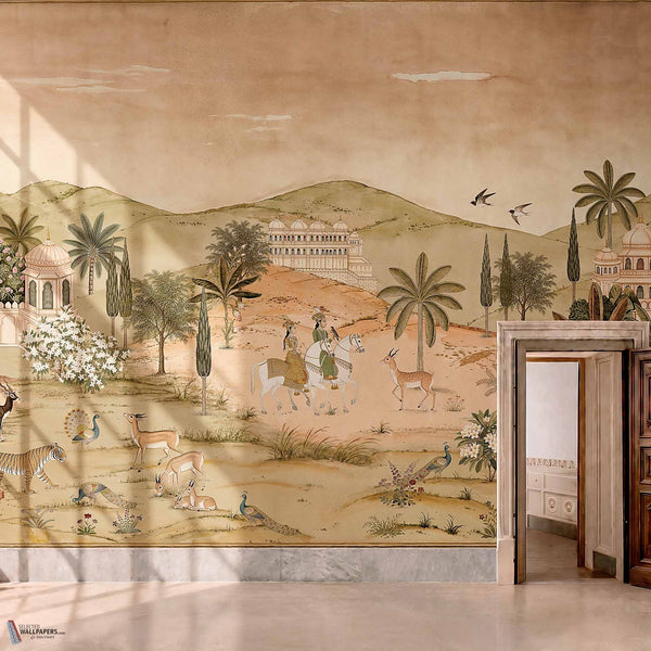 Maharaja Tapete in Stone von Coordonne — Interieur