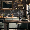 Meihua behang in Coal van Coordonne — interieur