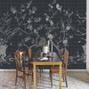 Meihua behang in Coal van Coordonne — interieur