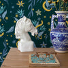 Mercedes Bellido - Serpientes Y Flores wallpaper in Dark by Coordonne — interior