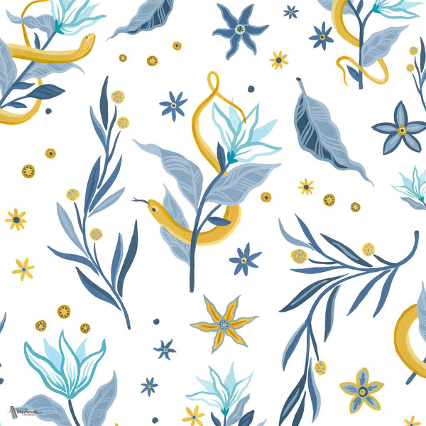Mercedes Bellido - Serpientes Y Flores wallpaper in Light by Coordonne