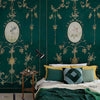 Mirto behang in Aloe van Coordonne — interieur