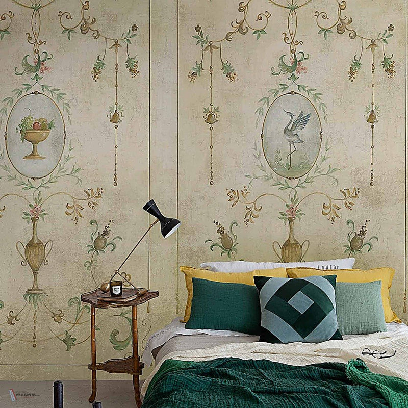 Mirto behang in Clow van Coordonne — interieur