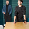 Mut Design Studio - Grids behang in Grids Deep van Coordonne — interieur