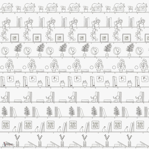 My Library wallpaper in Dalmation by Coordonne