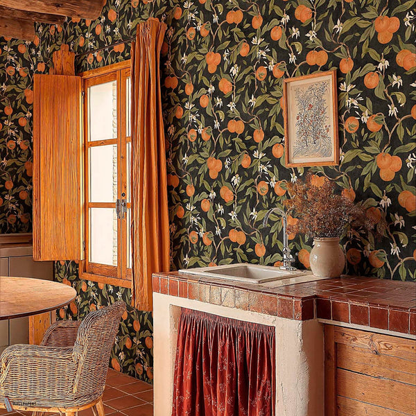 Naranjos Tapete in Pizarra von Coordonne — Interieur