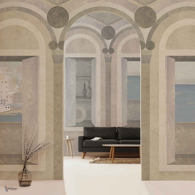 Neo-Lineale papier peint en Sunset de Coordonne — intérieur