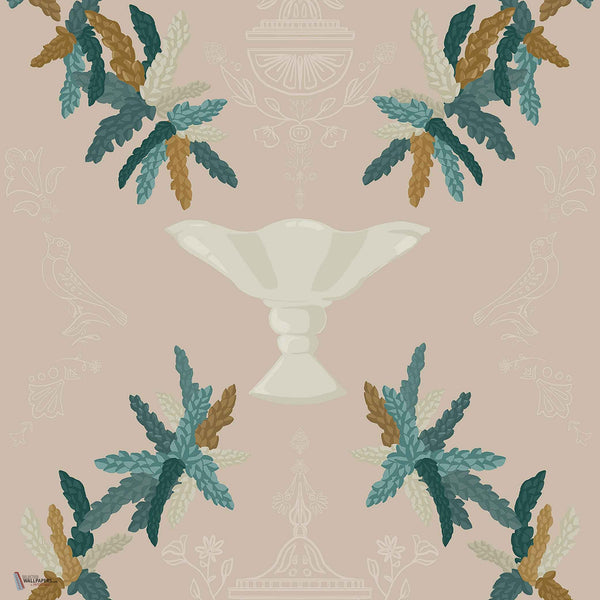 Neo-Rococo behang in Beige van Coordonne