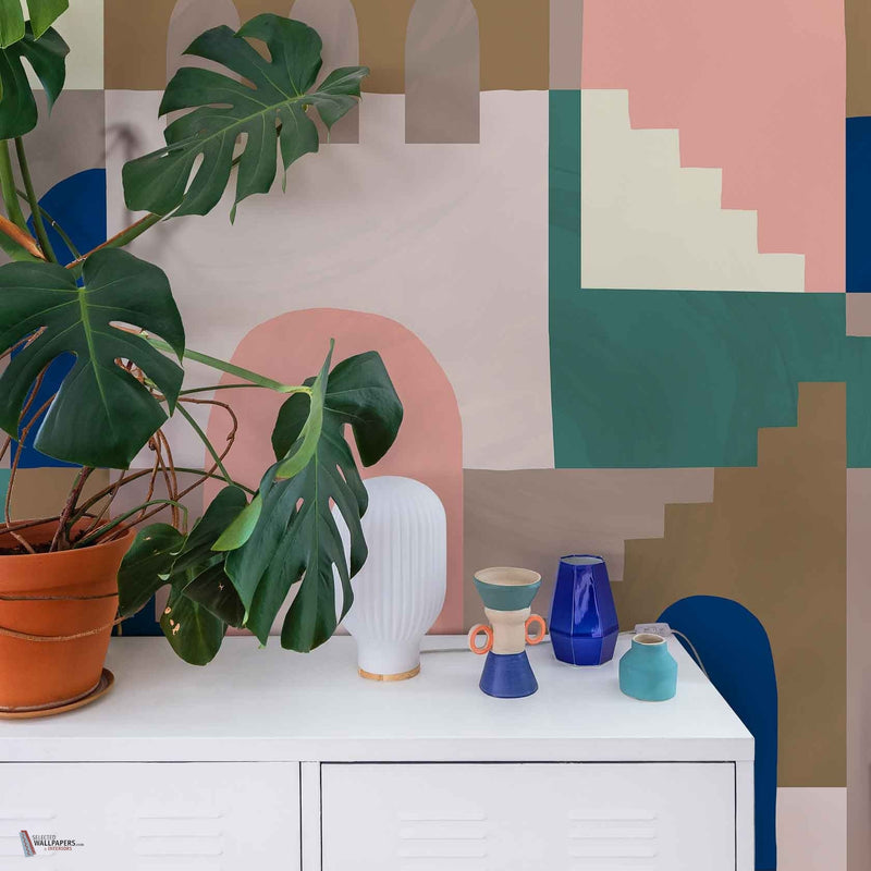 Noemie Cedile - Architopie wallpaper in Nude by Coordonne — interior