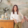 Paisaje Con Flamencos wallpaper in Nuevo Mundo by Coordonne — interior