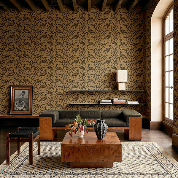 Paksi Tapete in Curry von Coordonne — Interieur