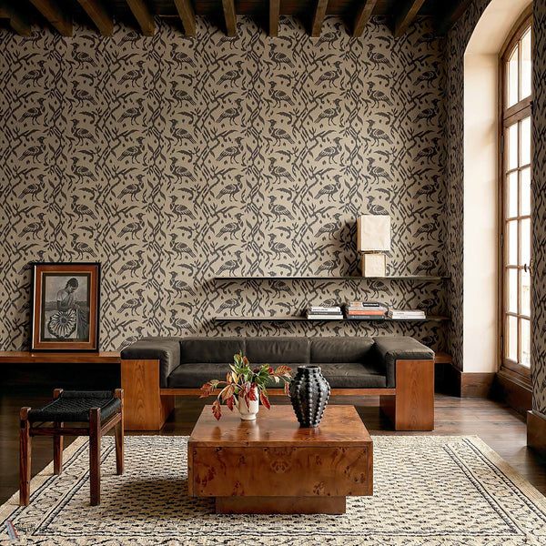 Paksi Tapete in Onyx von Coordonne — Interieur
