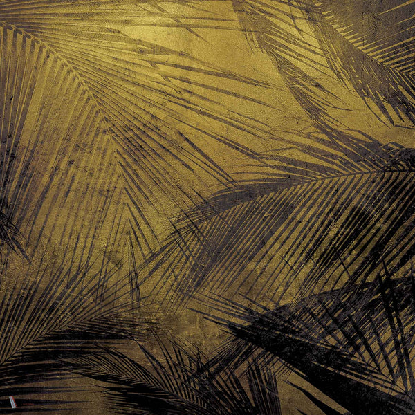 Palm Metallics Tapete in Gold von Coordonne