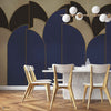 Pavilion Metallics behang in Gold van Coordonne — interieur