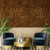 Peaflow Metallics behang in Gold van Coordonne — interieur
