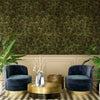 Peaflow Metallics behang in Silver van Coordonne — interieur