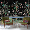 Peonies behang in Coal van Coordonne — interieur