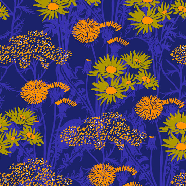 Picnic wallpaper in Cobalt by Coordonne
