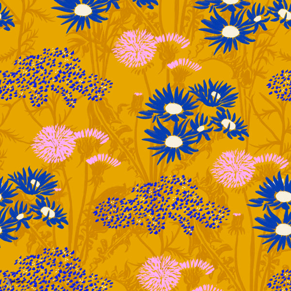 Picnic wallpaper in Golden by Coordonne