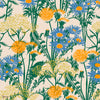 Picnic wallpaper in Kumquat by Coordonne