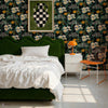 Picnic wallpaper in Noir by Coordonne — interior