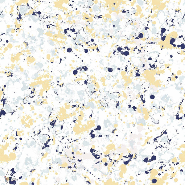 Salines wallpaper in Indigo by Coordonne