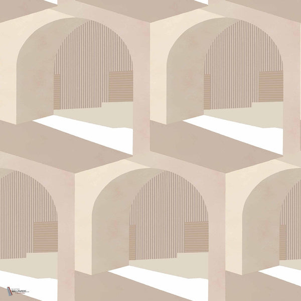 Soller wallpaper in Beige by Coordonne