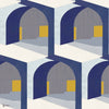 Soller wallpaper in Indigo by Coordonne