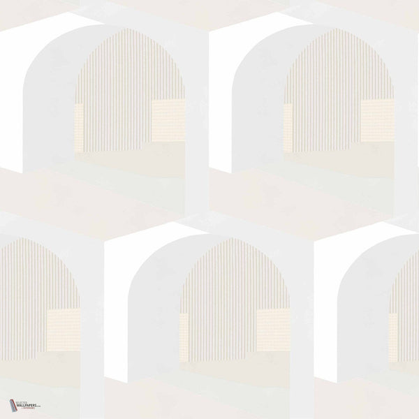 Soller wallpaper in Ivory by Coordonne