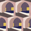 Soller wallpaper in Pink by Coordonne
