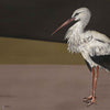 Stork Mother wallpaper in Black by Coordonne