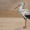 Stork Mother wallpaper in Nude by Coordonne