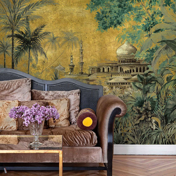 Taj Mahal wallpaper in Chai by Coordonne — interior