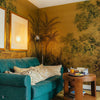 Taj Majal Metallics behang in Gold van Coordonne — interieur
