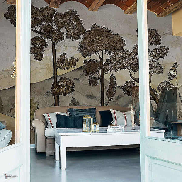 Taklamakan wallpaper in Chia seed by Coordonne — interior