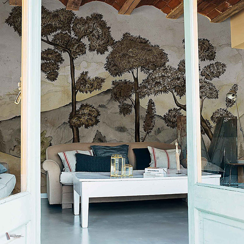 Taklamakan behang in Chia seed van Coordonne — interieur