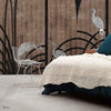 Tassel wallpaper in Coal by Coordonne — interior