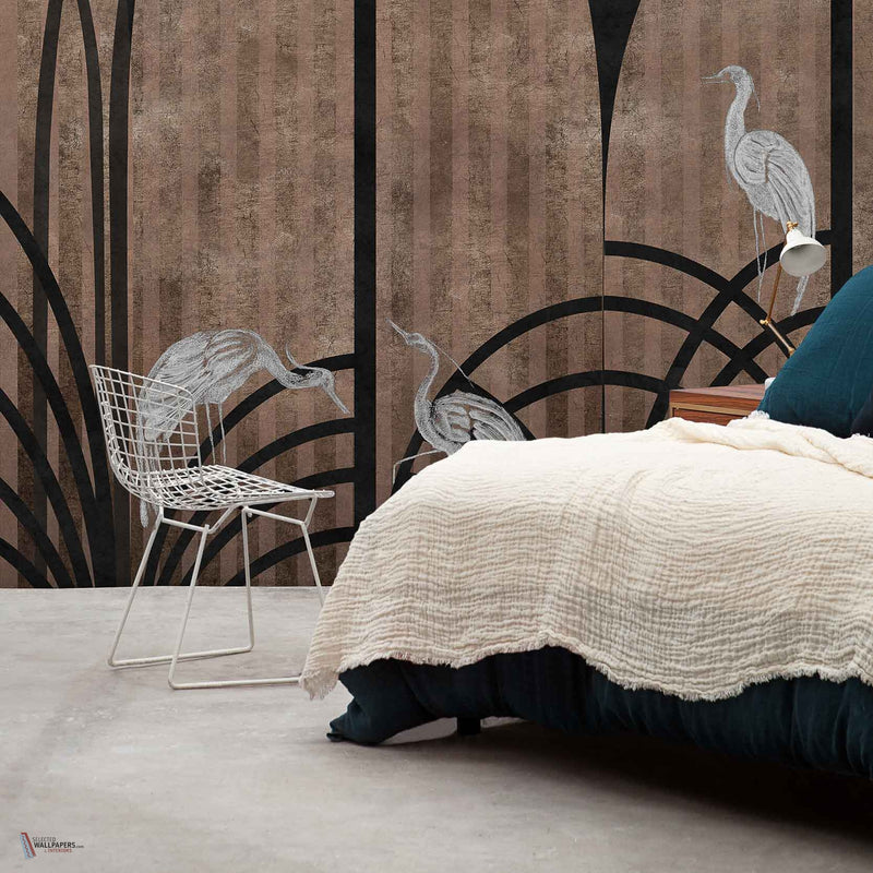 Tassel papier peint en Coal de Coordonne — intérieur