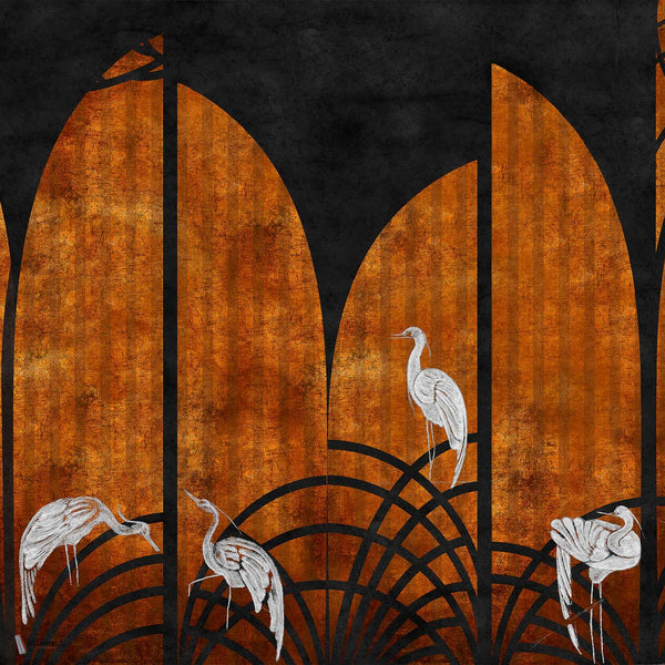 Tassel wallpaper in Ginger by Coordonne