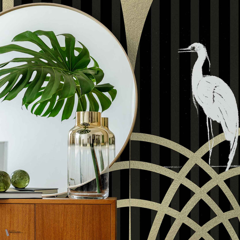 Tassel Metallics Tapete in Gold von Coordonne — Interieur