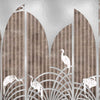 Tassel Metallics Tapete in Silver von Coordonne